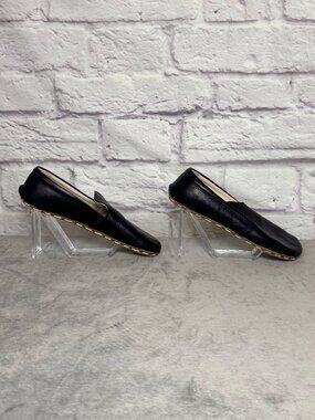 Earthing Harmony Black Leather Grounding Loafers